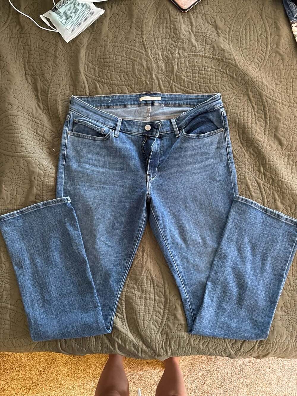 Levi's 715 Bootcut Mid-Rise Women's Jeans Size W33 L32